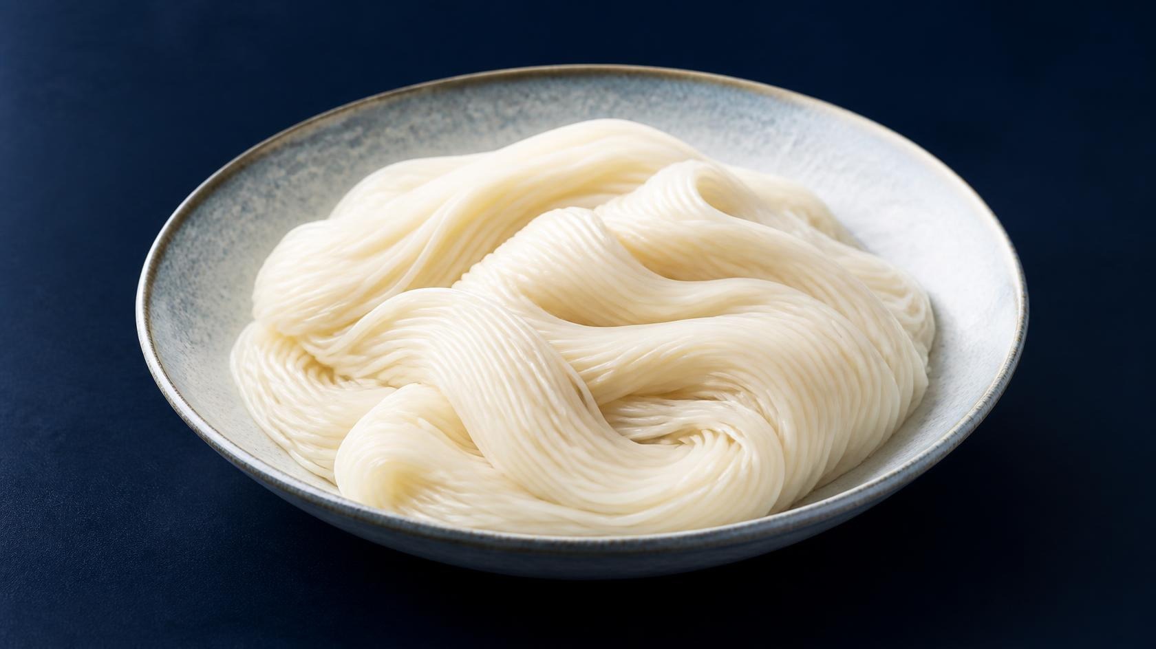 盛り付けられたそうめん