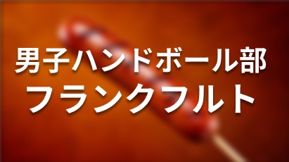 男子ハンドボール部 フランクフルト